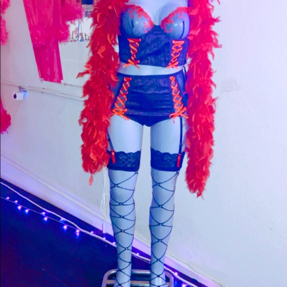 Thigh highs with Crystals